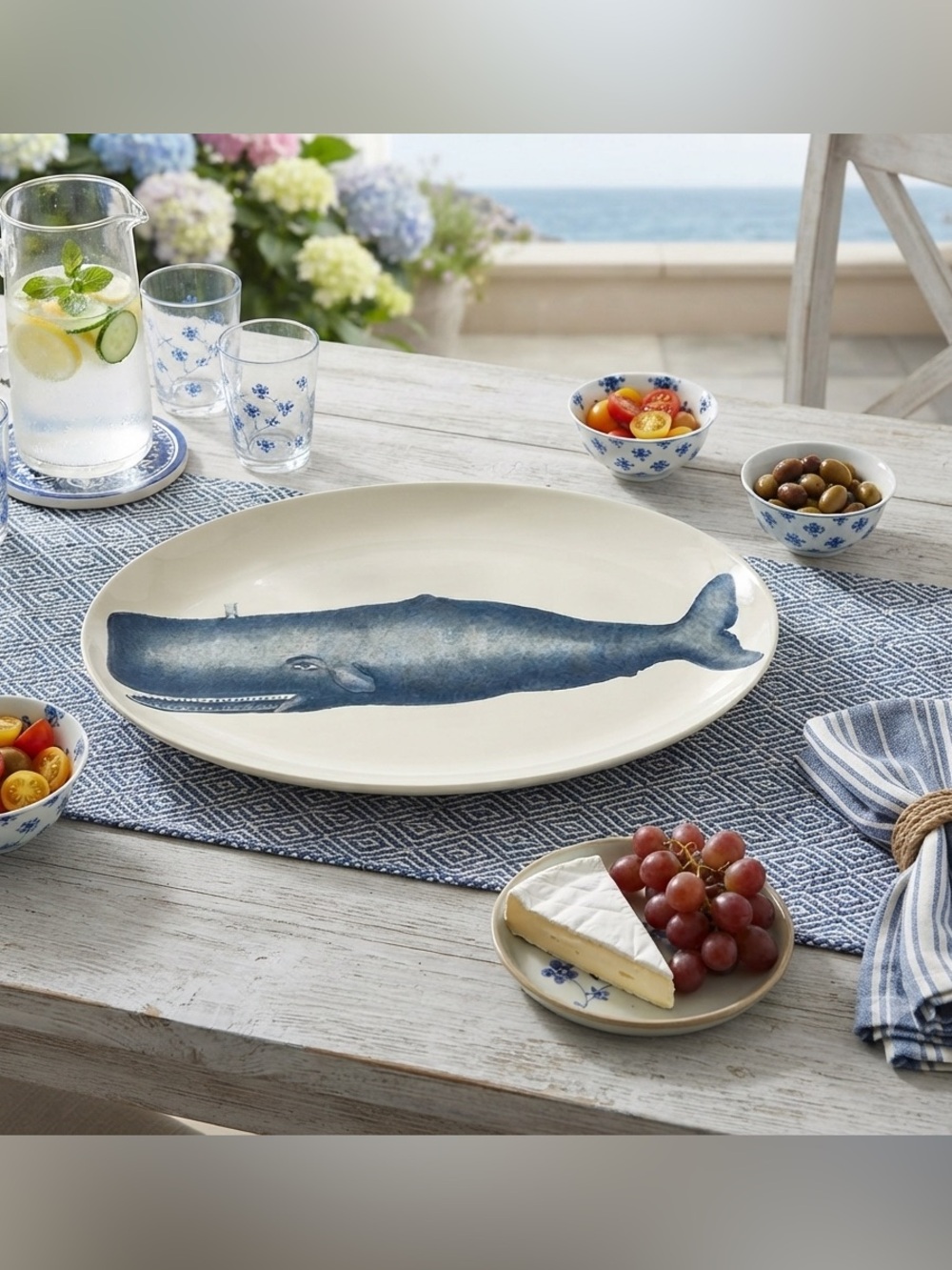 Thomas Paul Scrimshaw Moby Whale Platter